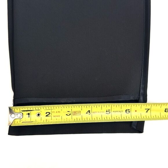 Lafayette 148 Crop Pants Manhattan Step Hem Navy Blue Color Pockets sz 16 - Picture 12 of 13